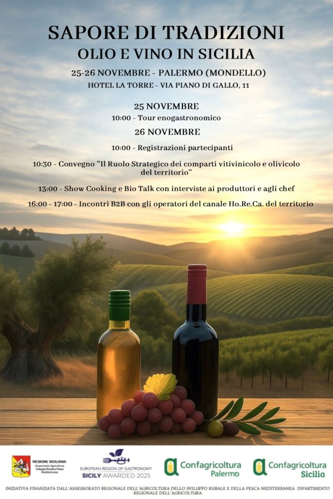 “Sapore di Tradizioni”: Confagricoltura celebra le eccellenze agroalimentari siciliane