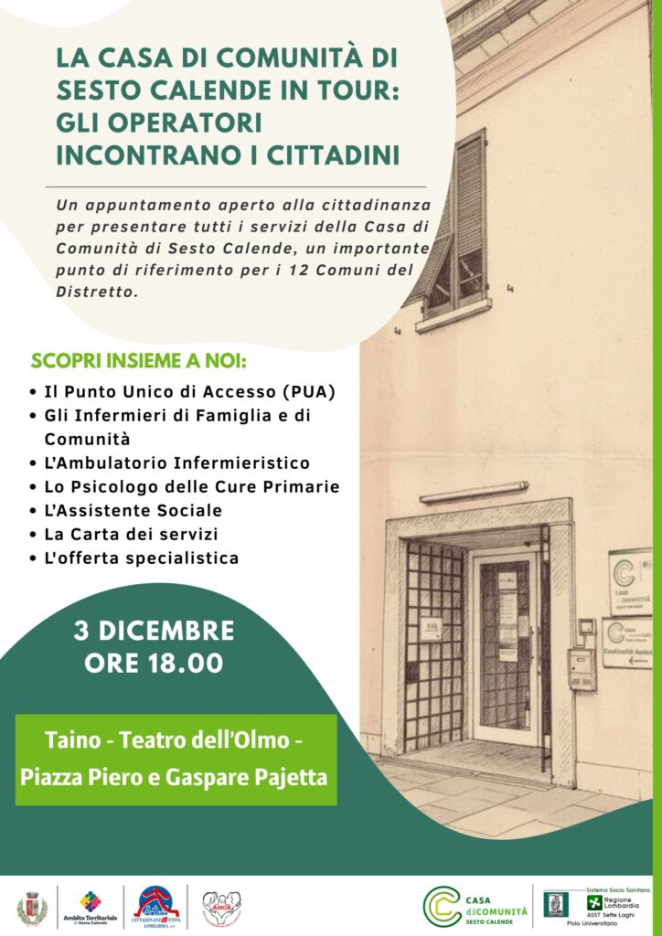 La Casa di Comunità di Sesto Calende “in tour” – Secondo appuntamento a Taino