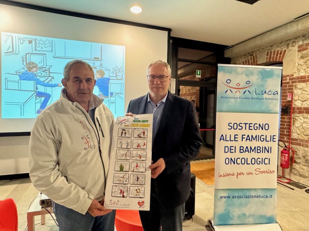 (ACON) VOLONTARIATO. BORDIN: ONCOLOGIA PEDIATRICA LUCA ODV ORGOGLIO FVG