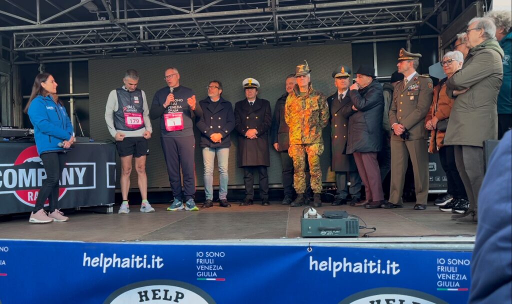 (ACON) TELETHON. SQUADRA CR IN CORSA A UDINE, BORDIN PRIMO STAFFETTISTA