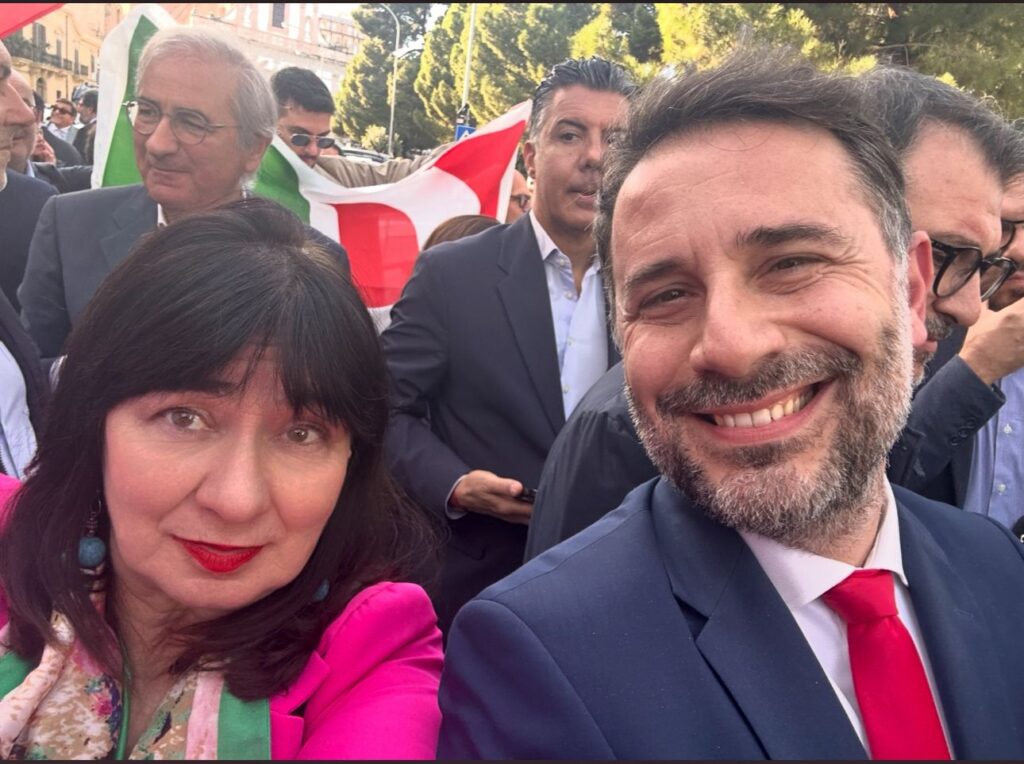 On. Ida Carmina dopo sit-in a Palermo per dimissioni di Schifani