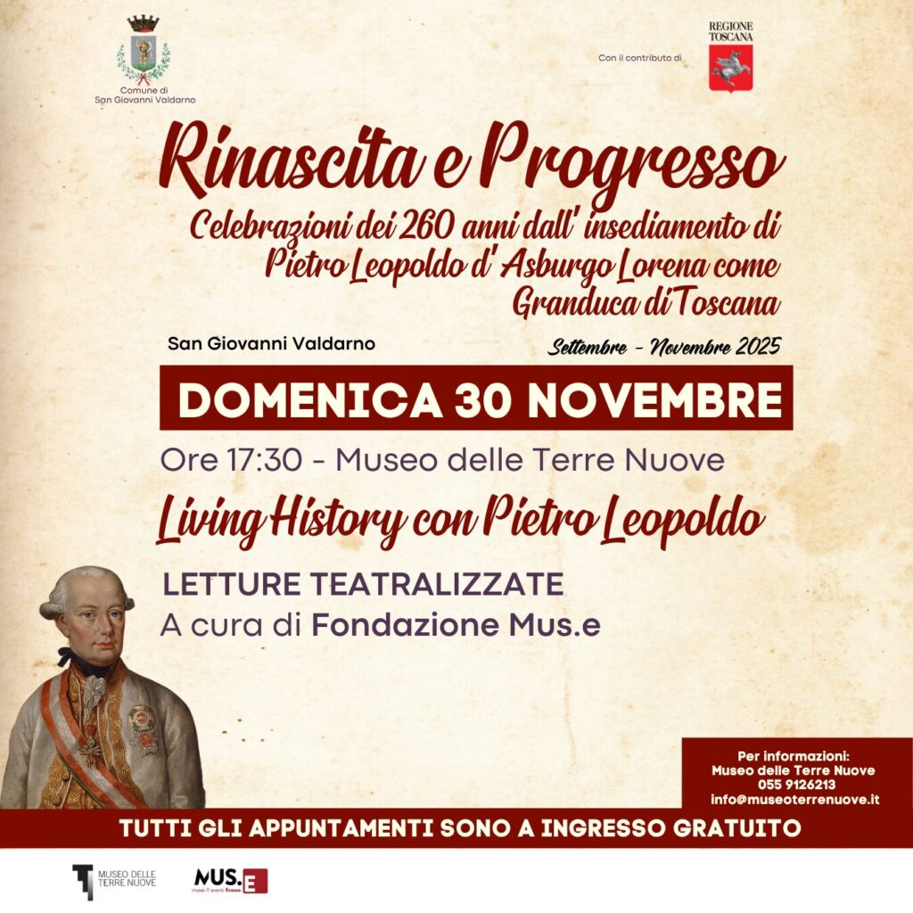 Living history con Pietro Leopoldo