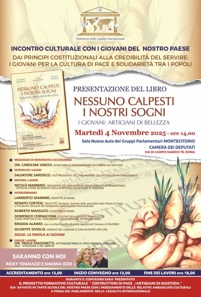 Nessuno calpesti i nostri sogni – I giovani: artigiani di bellezza – Martedì alle 14 diretta webtv