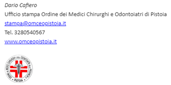 Medici e farmacisti, domenica 23 novembre a Pistoia la cerimonia congiunta di giuramento dei nuovi iscritti