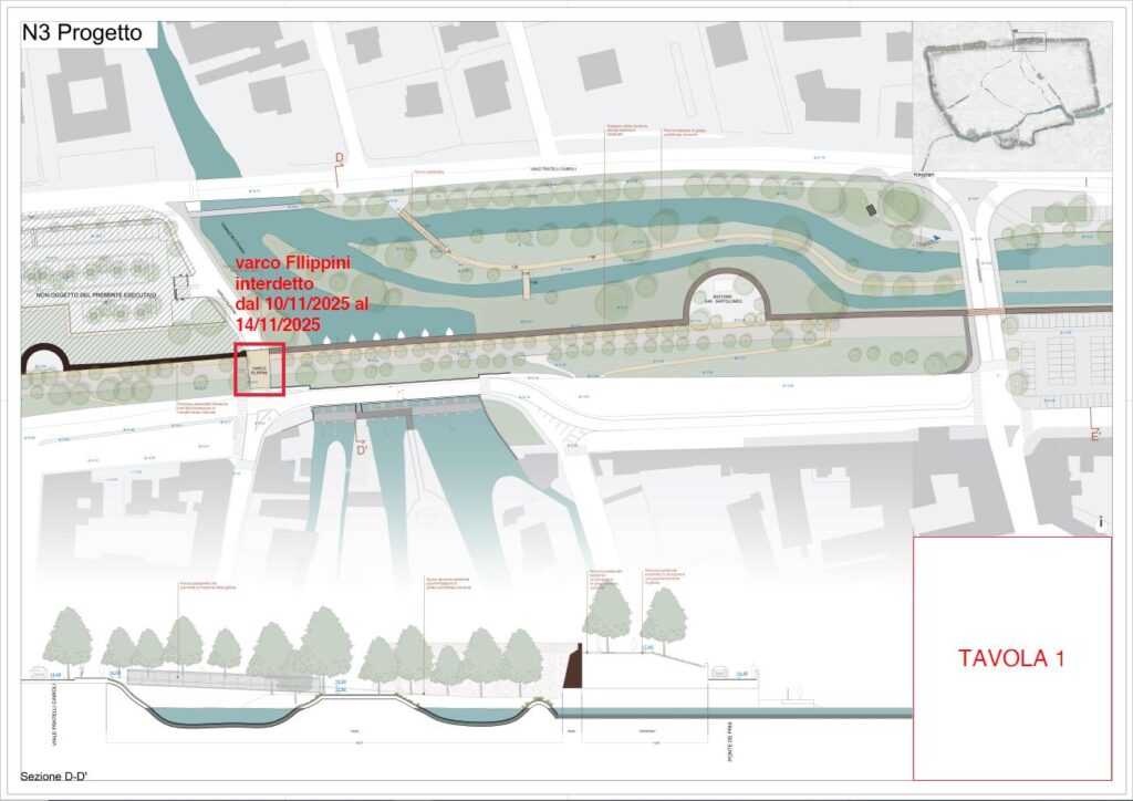 COMUNICATO STAMPA 6 NOVEMBRE – LAVORI DI RIQUALIFICAZIONE DELLE MURA, MODIFICHE TEMPORANEE ALLA VIABILITÀ IN ZONA VARCO FILIPPINI E PIAZZALE BURCHIELLATI
