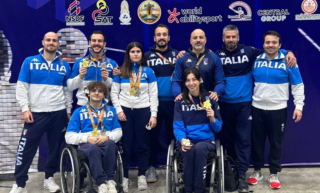Coppa del Mondo Paralimpica – Nelle prove a squadre l’Italia chiude con l’oro nel fioretto e l’argento nella spada