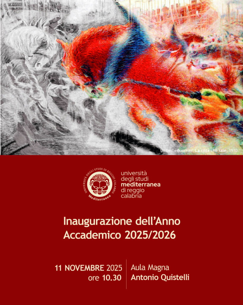 Università Mediterranea |11 novembre inaugurazione Anno Accademico 2025/2026
