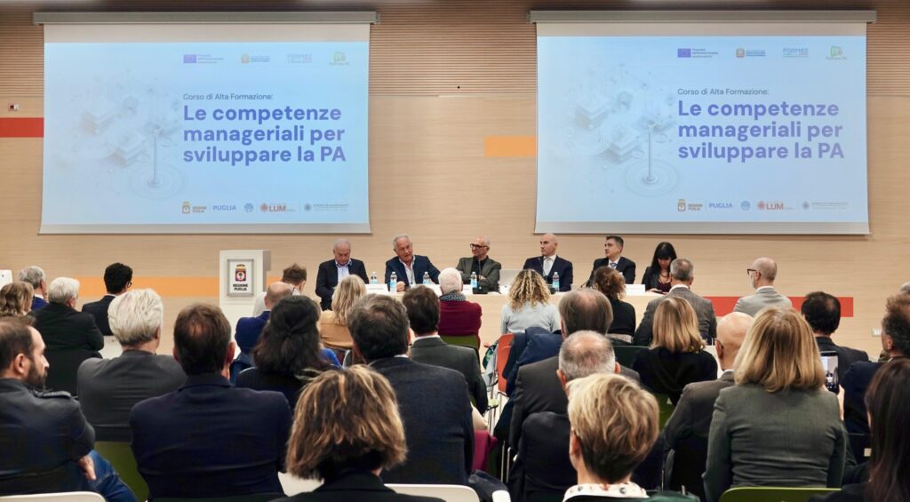 Agenzia regionale 1290.25 Evento conclusivo del corso di alta formazione per dirigenti Regione Puglia