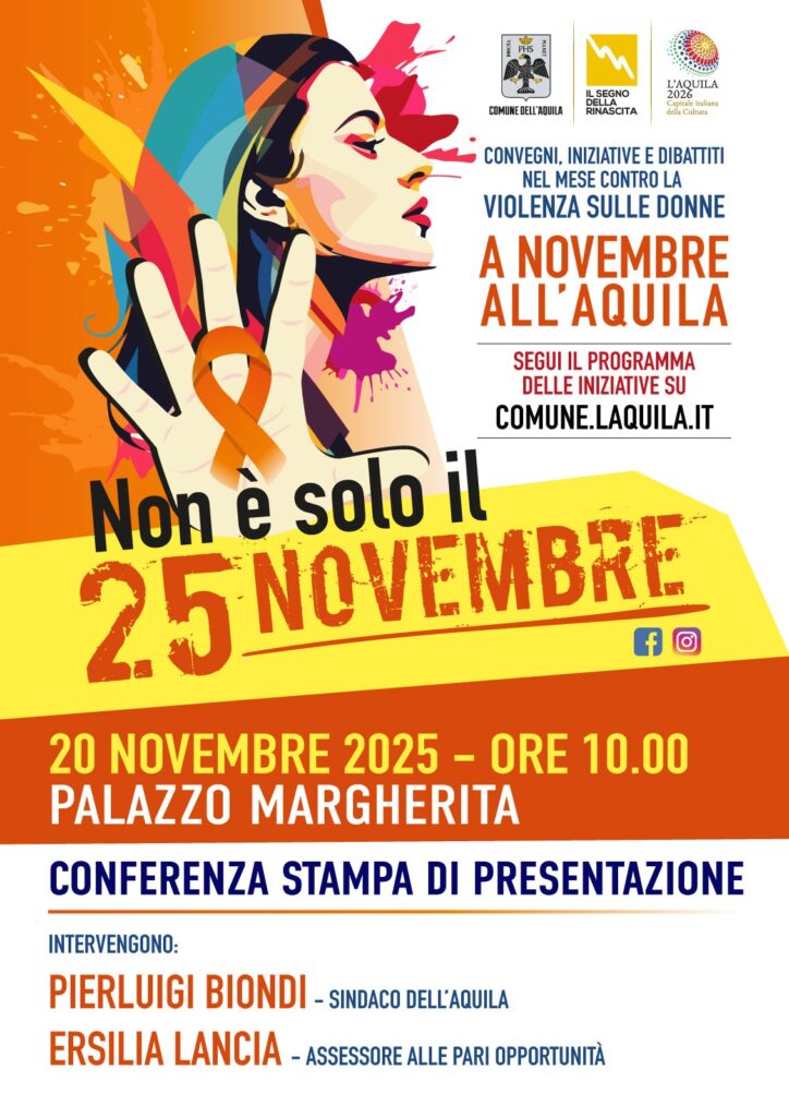 L’Aquila – Convocazione conferenza stampa 20/11 h:10 @sala preconsiliare Palazzo Margherita