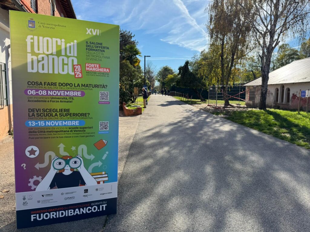 Fuori di Banco, apre domani a Forte Marghera il Salone dell’Offerta Formativa Scolastica della Città metropolitana