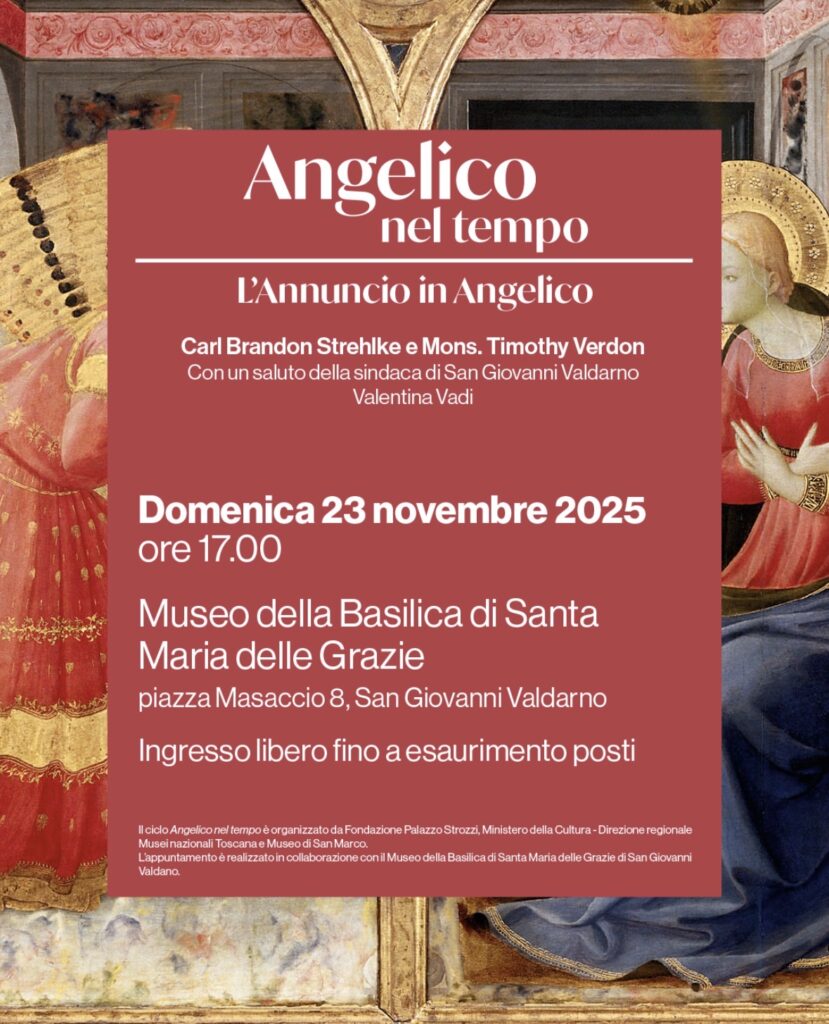L’Annunciazione di Beato Angelico al centro della conferenza di Carl Brandon Strehlke e Monsignor Timothy Verdon al Museo della Basilica di Santa Maria delle Grazie