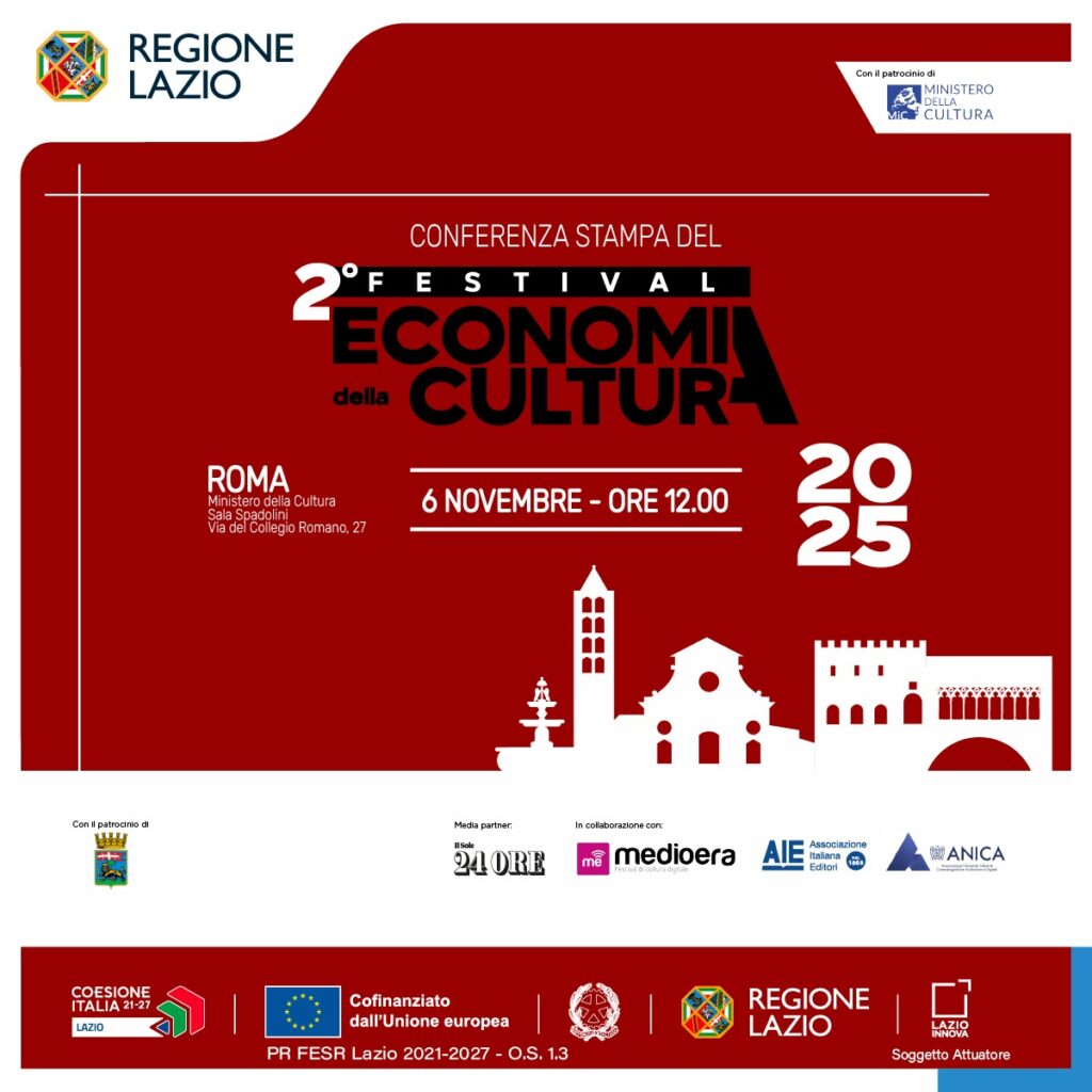 Invito Stampa – Festival Economia della Cultura – giovedì 6 novembre 2025 ore 12
