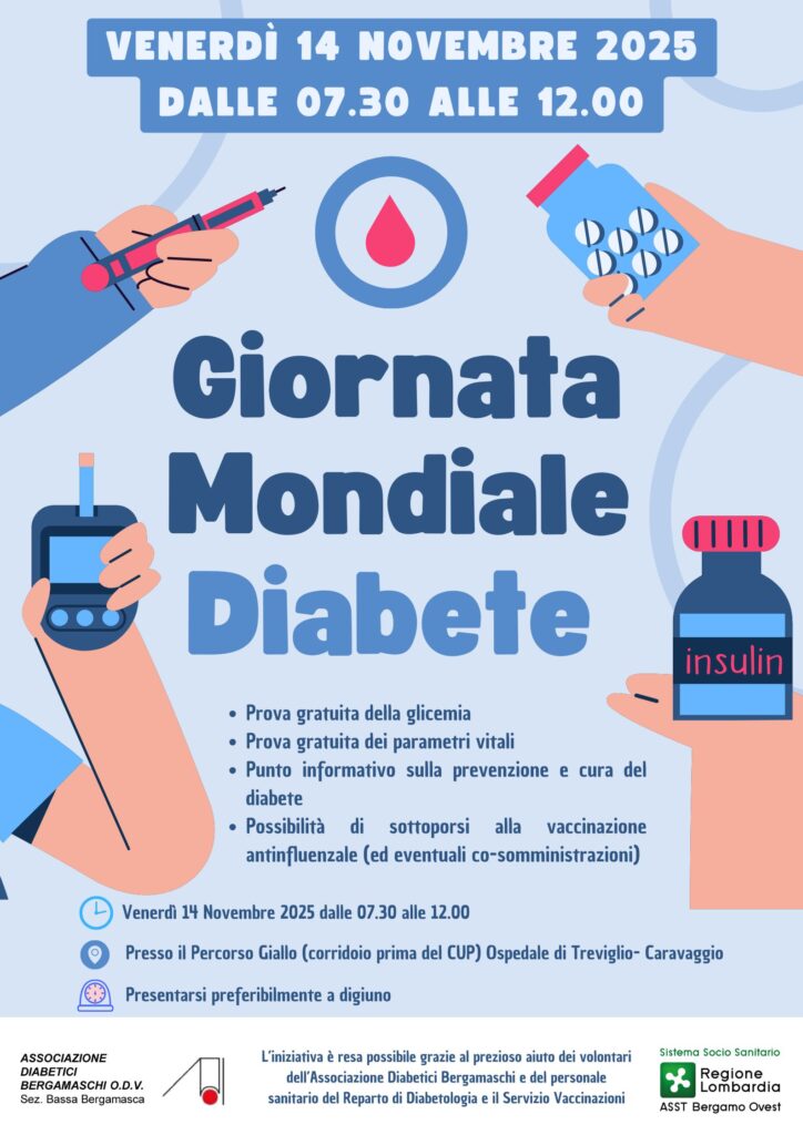 Comunicato stampa – Conoscere per prevenire: il 14 novembre è la Giornata mondiale del Diabete