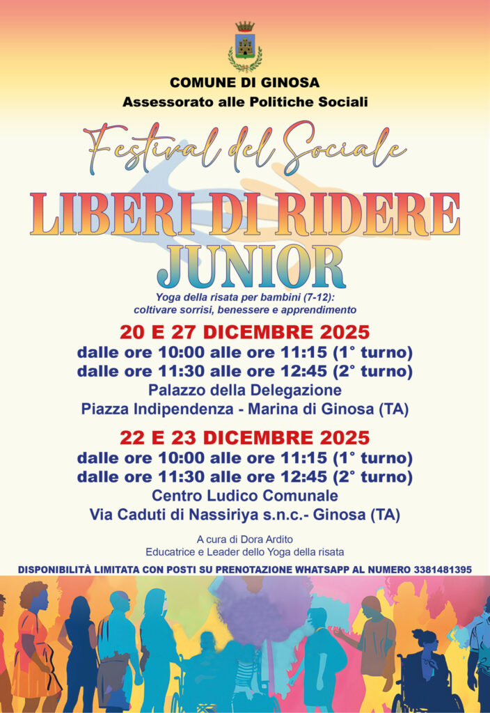 CS – Presentata a Ginosa (TA) la prima edizione del Festival del Sociale