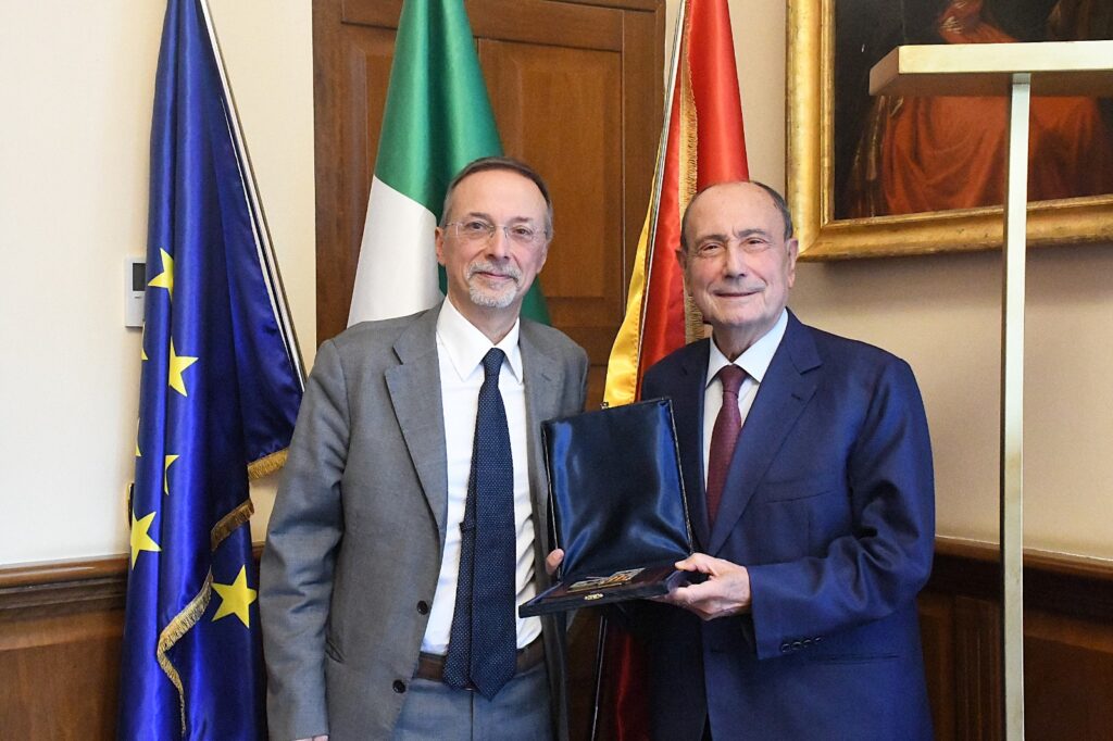 Palazzo d’Orléans, Schifani riceve il nuovo direttore dei Vigili del fuoco Sicilia