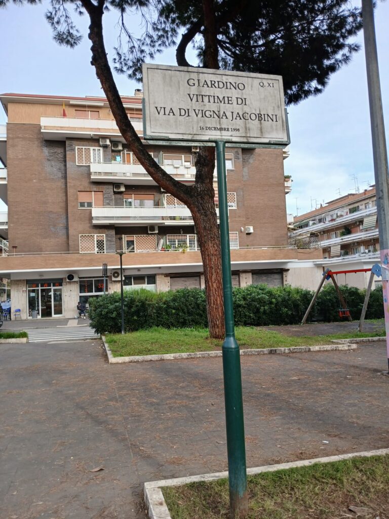 16 dicembre 2025 per non dimenticare via Vigna Jacobini