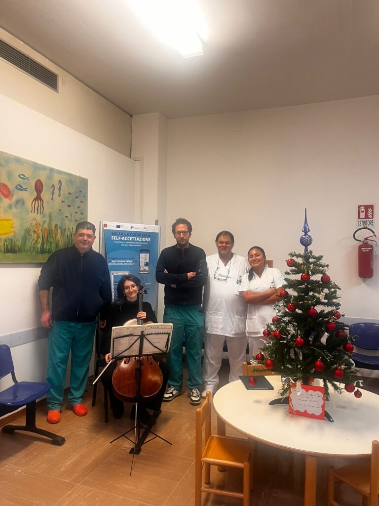 I concerti di A.Gi.Mus. nei reparti e nelle sale d’attesa dell’ospedale San Giovanni di Dio. “Vicini ai pazienti in modo semplice e naturale”