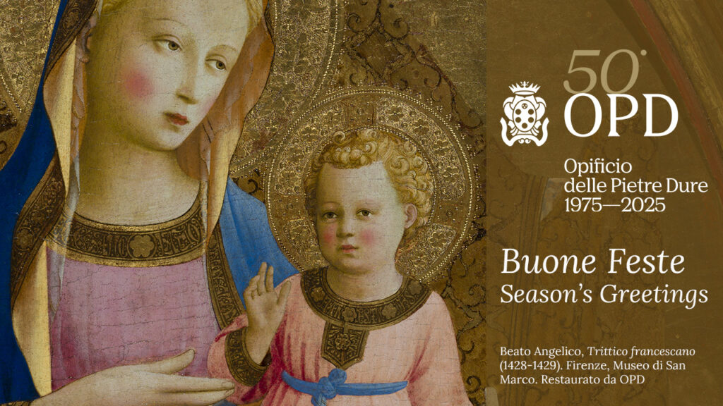 Auguri di Buone Feste 2025 – Opificio delle Pietre Dure