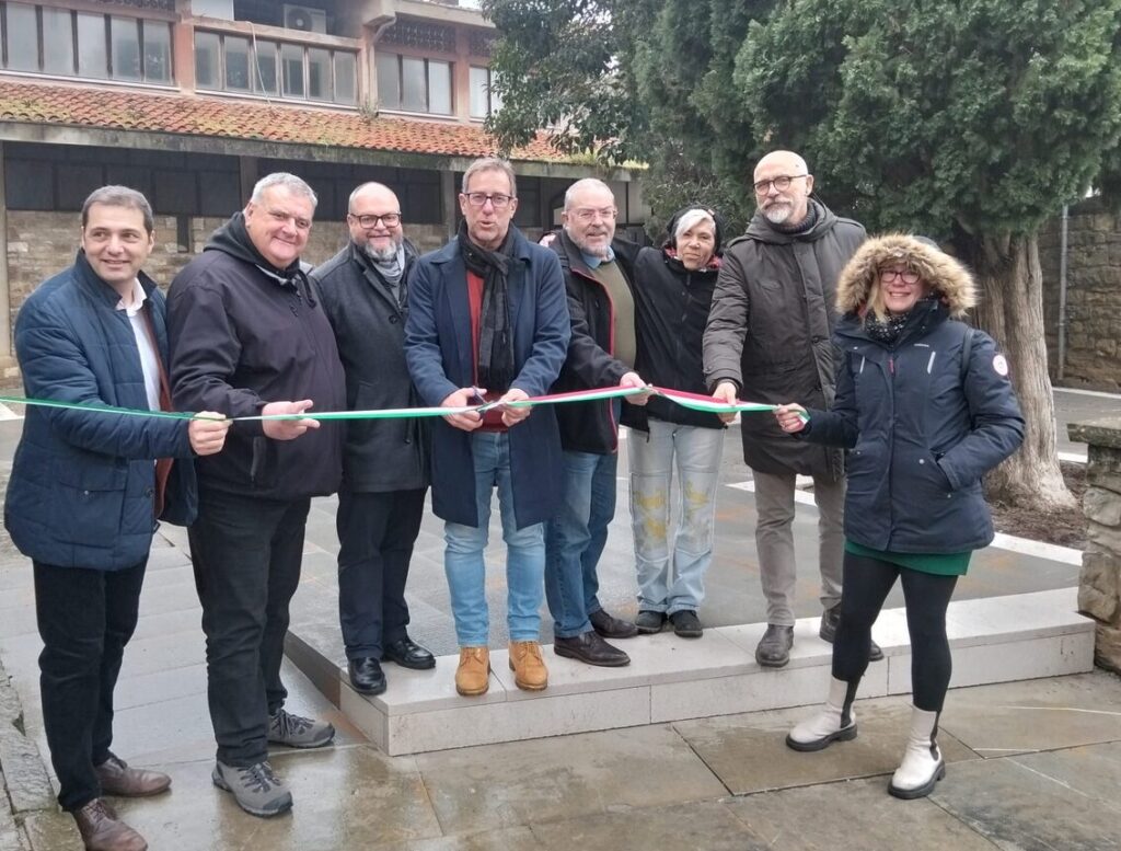 Muggia: conclusi i lavori al cortile della chiesa di San Francesco