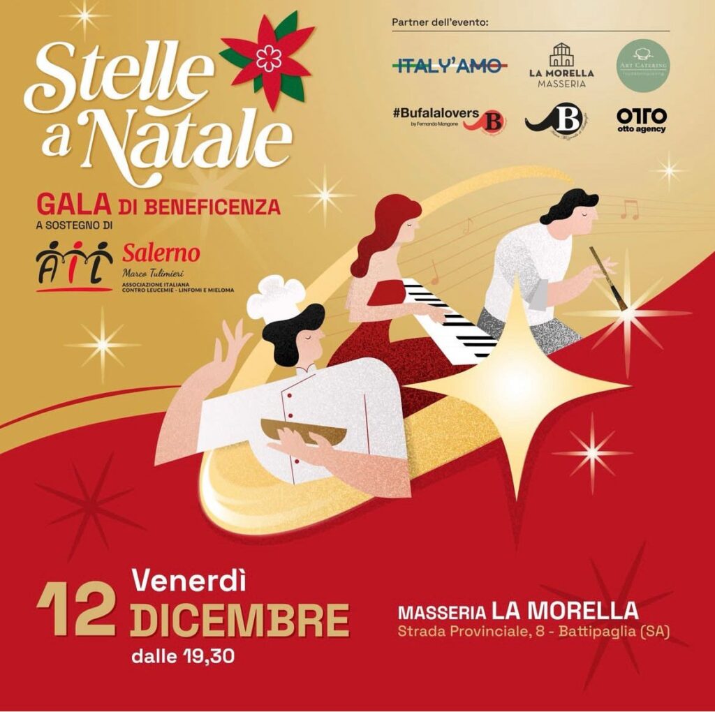 “Stelle a Natale”: il gala di beneficenza che illumina Battipaglia per sostenere il progetto “L’Ospedale a Casa”
