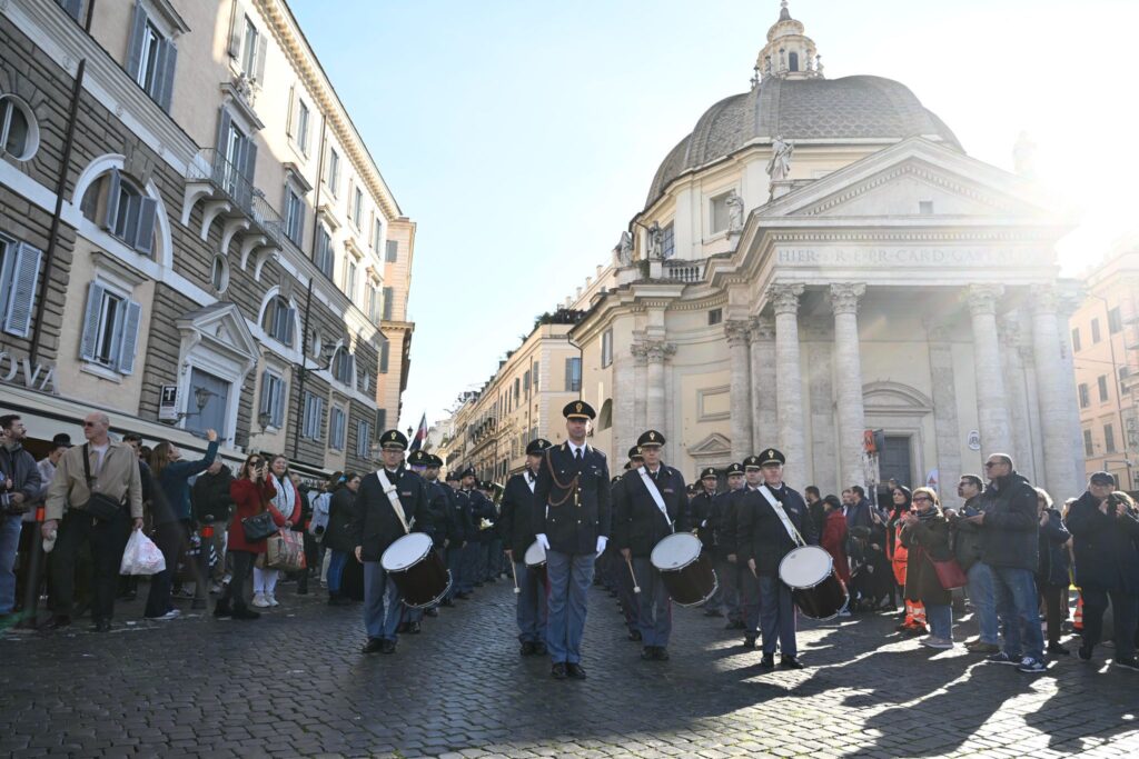 Esibizione della Fanfara della Polizia di Stato in occasione della solennità dell’Immacolata Concezione