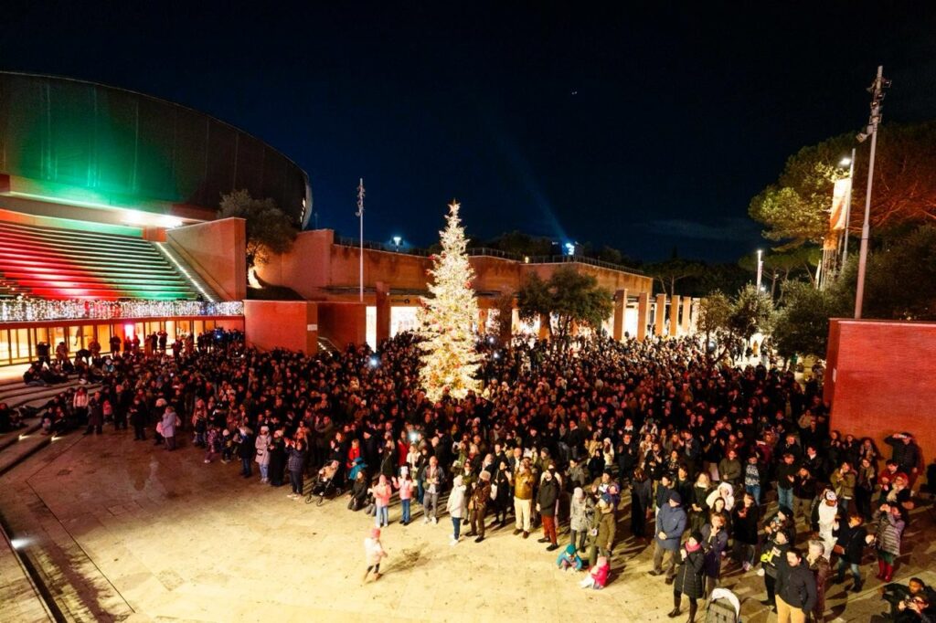 Natale Auditorium: al via con l’accensione dell’albero in cavea