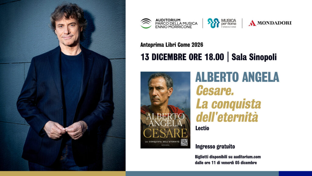 Anteprima Libri Come: Alberto Angela presenta “Cesare. La conquista dell’eternità”/ sabato 13 dicembre alle ore 18