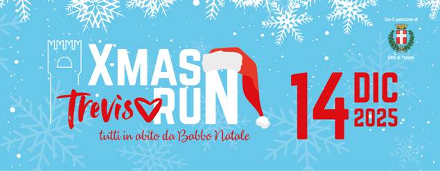 MILLE BABBI NATALE PER LA XMAS RUN: A TREVISO VINCE LA SOLIDARIETÀ | Comunicato Stampa