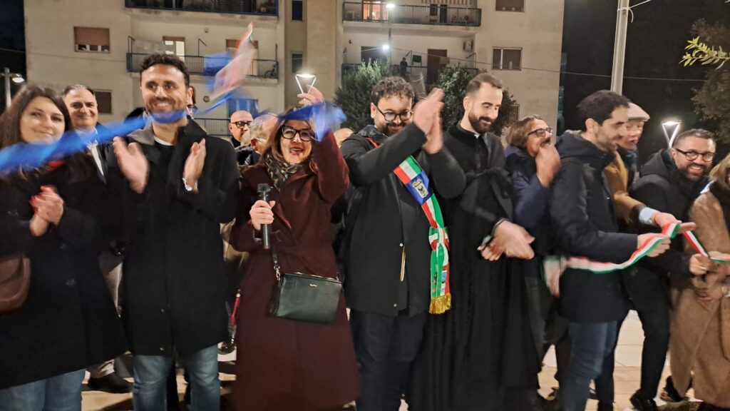 Cs e foto inaugurazione nuova piazza quartiere Sanità fondi PNRR