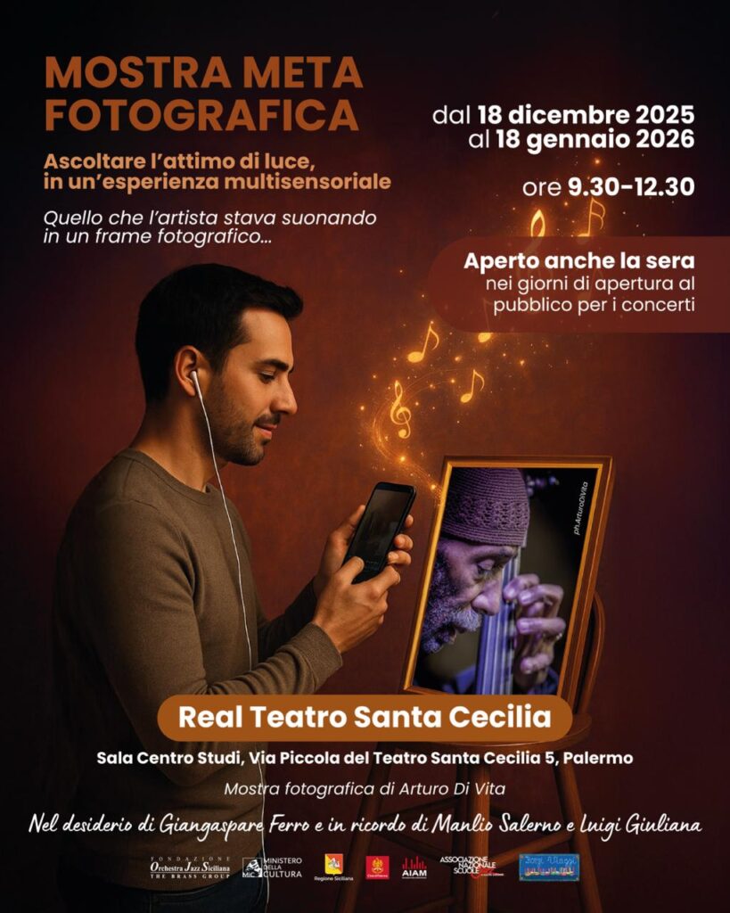 cs La Fondazione OJS – The Brass Group presenta la “MOSTRA META FOTOGRAFICA” Ascoltare l’attimo di luce in un’esperienza multisensoriale a cura di Arturo Di Vita