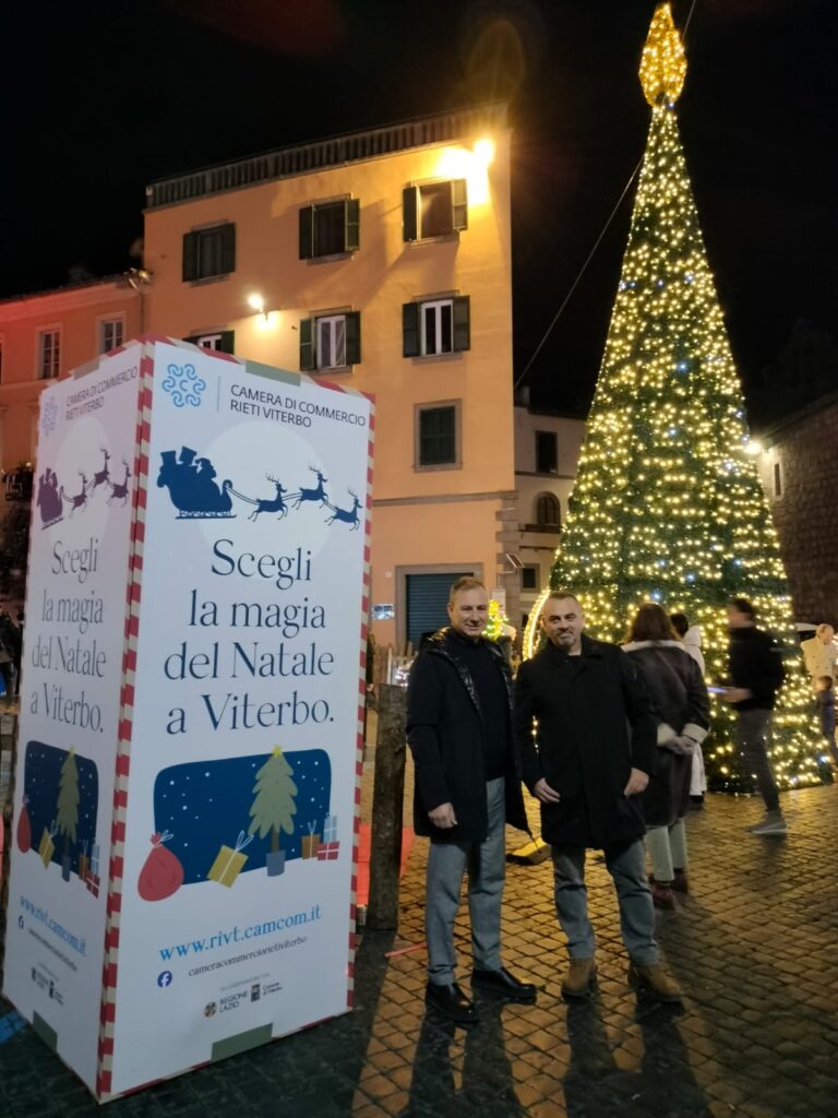Comunicato stampa Camera di Commercio di Rieti Viterbo – Il Natale della Camera di Commercio illumina Rieti e Viterbo