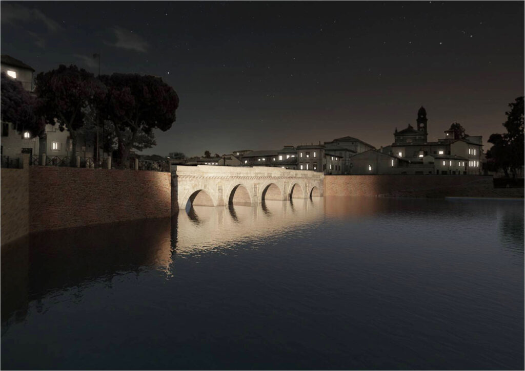 Ponte di Tiberio: aggiudicati i lavori di restauro e riqualificazione dell’illuminazione. Al via un intervento da 900mila euro complessivi per valorizzare il monumento simbolo della città