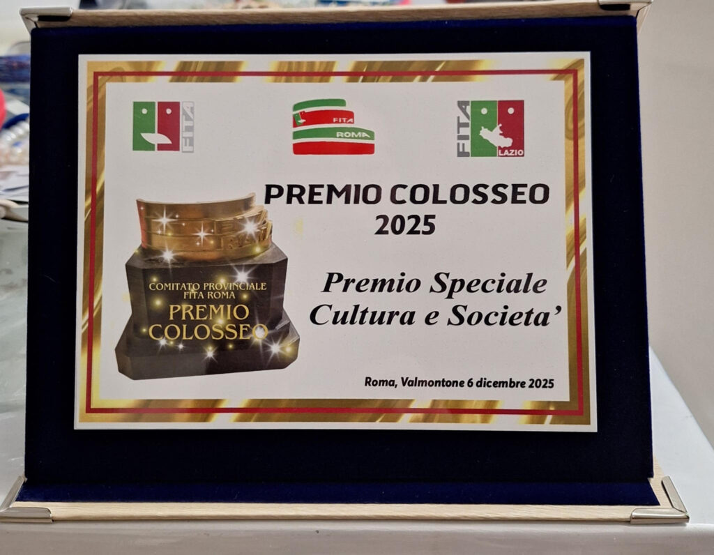 Premio Colosseo 2025: Stanza 236 premiata con il riconoscimento speciale cultura e società per le “Donne Italiane Dimenticate”