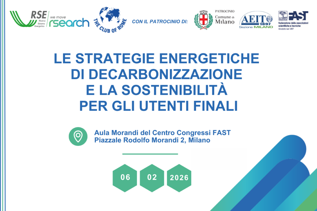 Le strategie energetiche di decarbonizzazione e la sostenibilità per gli utenti finali