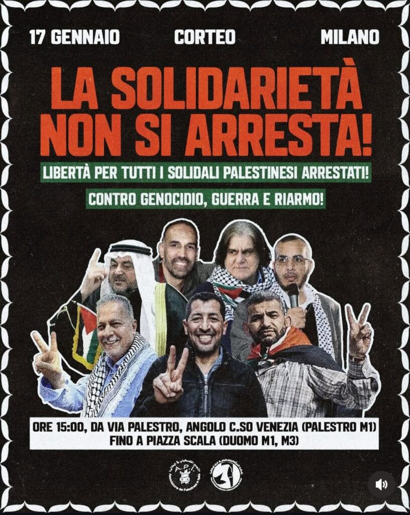 (ALL. FOTO) MILANO, DE CORATO(FDI): «SINISTRA CON HANNOUN OGGI IN CITTA’ NONOSTANTE SIA IN GALERA. VERGOGNA! MENTRE RAGAZZI PERSIANI VENGONO TRUCIDATI».