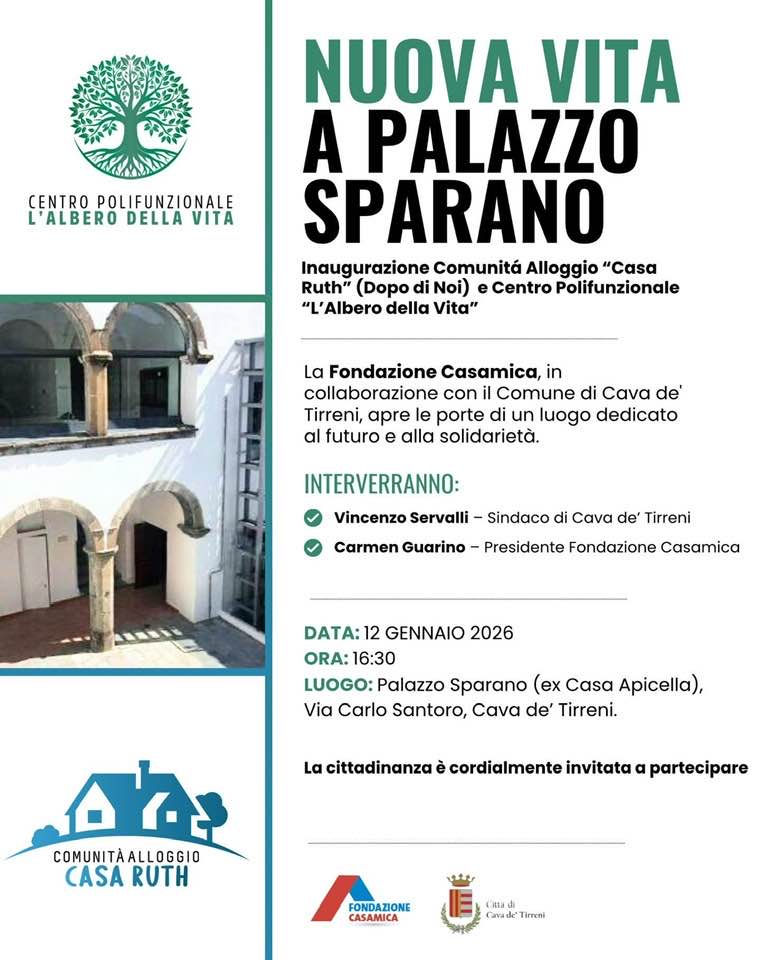 COMUNICATO STAMPA – IL “DOPO DI NOI” DIVENTA REALTÀ