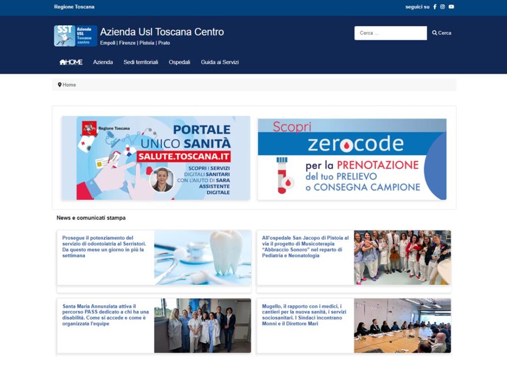 AUSL TOSCANA CENTRO – COMUNICATO STAMPA