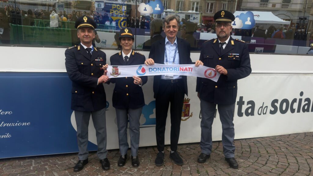 Donatorinati Polizia di Stato e Vigili del Fuoco a Sanremo