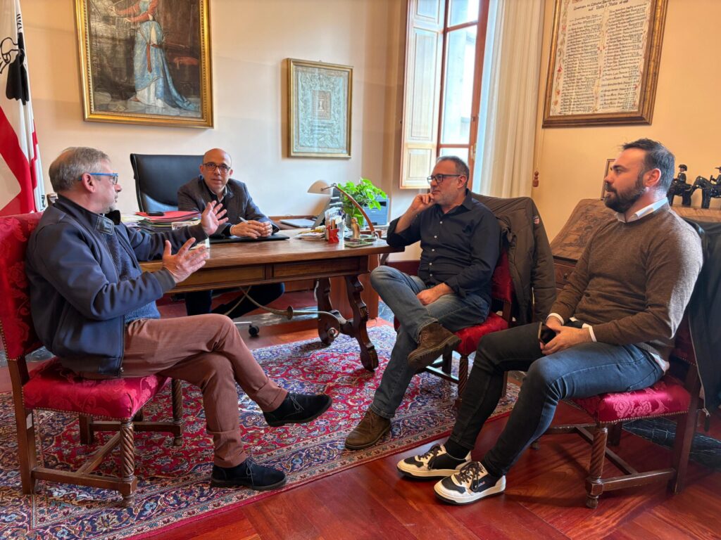 Il Sindaco Sanna incontra Sardegna al Centro 20Venti. Apertura al dialogo sui programmi per l’ultimo anno di mandato