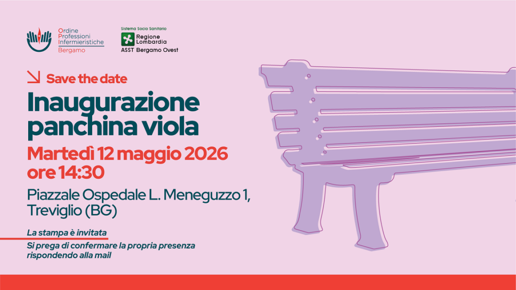 Invito alla stampa inaugurazione Panchina Viola – Martedì 12 Maggio 2026 ore 14.30