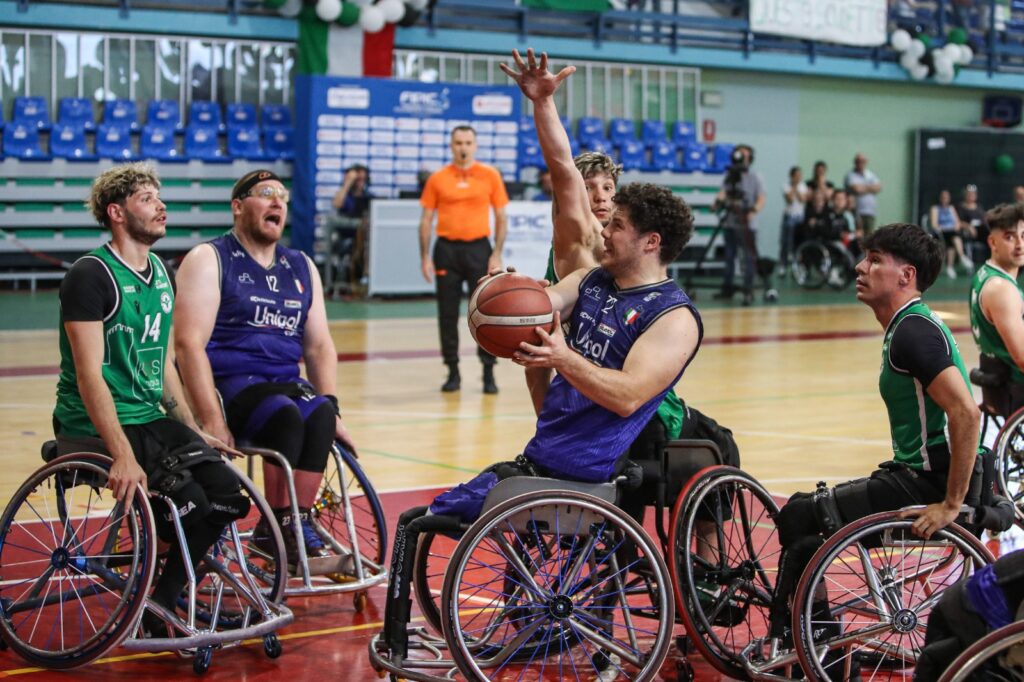BASKET IN CARROZZINA, LA BRIANTEA84 VINCE GARA UNO DELLE FINALI CONTRO S. STEFANO