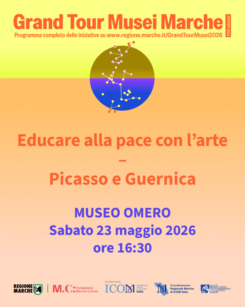 Sabato 23 maggio ore 16:30 Museo Omero – Conferenza a cura di Giovanni Darconza