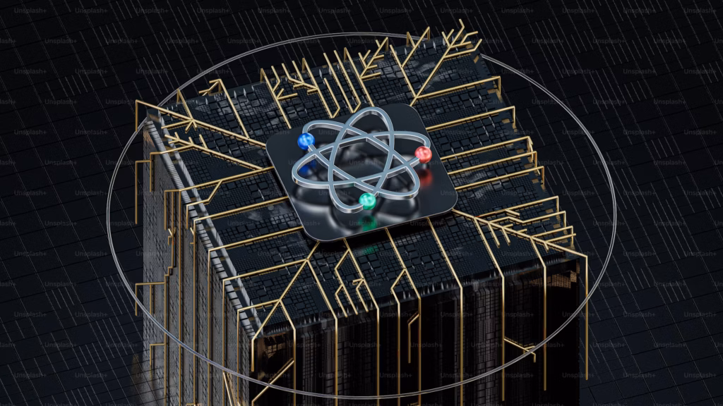 "Rappresentazione concettuale di un'unità di elaborazione quantistica. Lo sviluppo di questi processori da parte di ASELSAN segna un passo cruciale per la sovranità tecnologica e la difesa della Turchia."