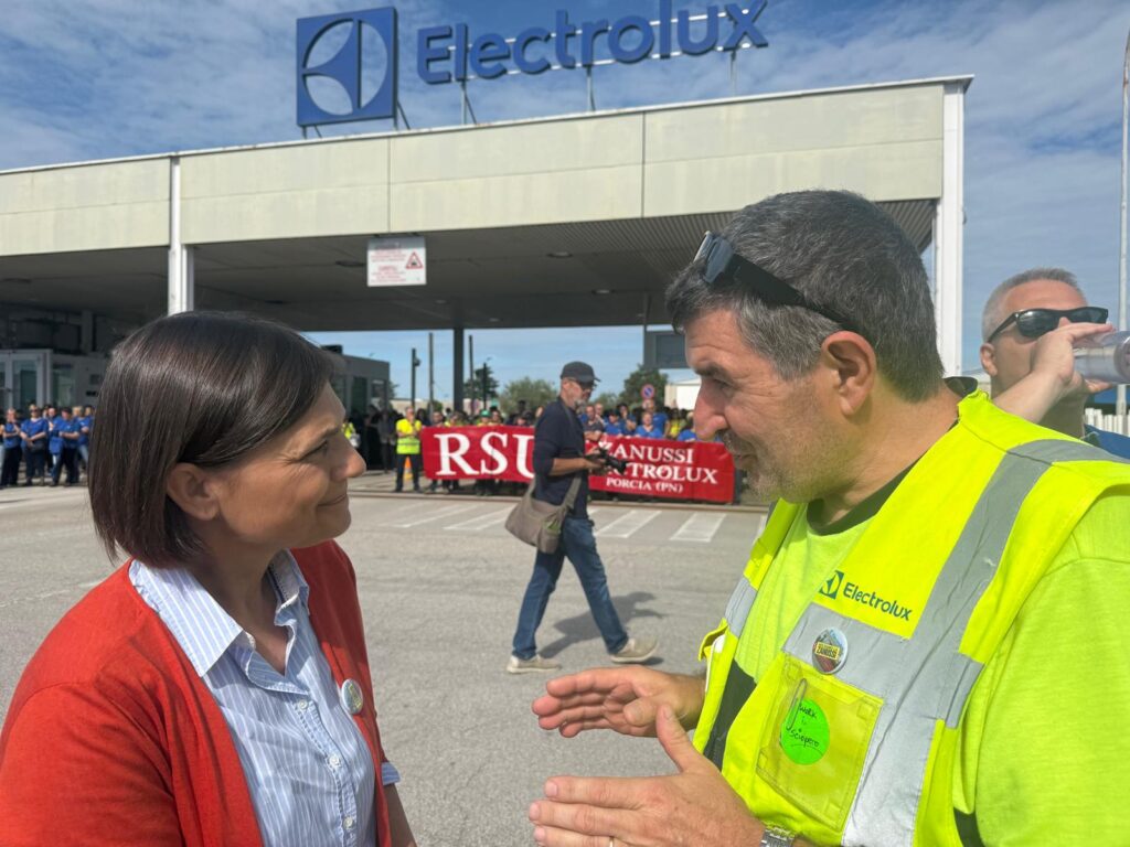 Electrolux: Serracchiani, premier Meloni si faccia carico di crisi