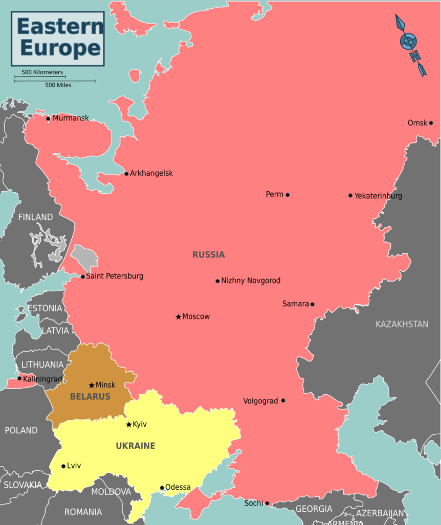 L'area del conflitto in Europa orientale. L'analisi del Lowy Institute mette in discussione la possibilità di applicare modelli di congelamento territoriale simili a quelli balcanici.