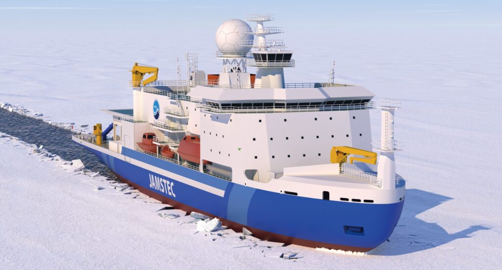 L'unità rompighiaccio Mirai II- la piattaforma tecnologica con cui il Giappone rafforza la propria presenza nell'Artico. (Fonte- JAMSTEC)