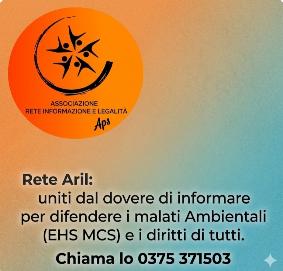 +++RPT+++Malattie Ambientali: l’appello di Cristina e Rete Aril per usciredall’isolamento di EHS e MCS
