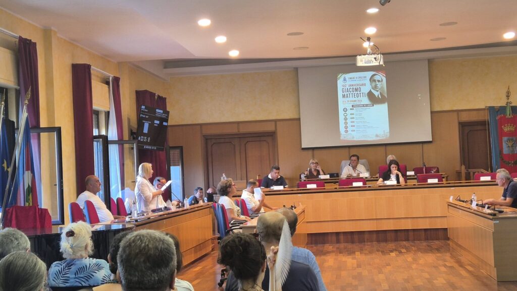 Comunicato stampa: CONSIGLIO COMUNALE SU GIACOMO MATTEOTTI. IMPORTANTE PARTECIPAZIONE