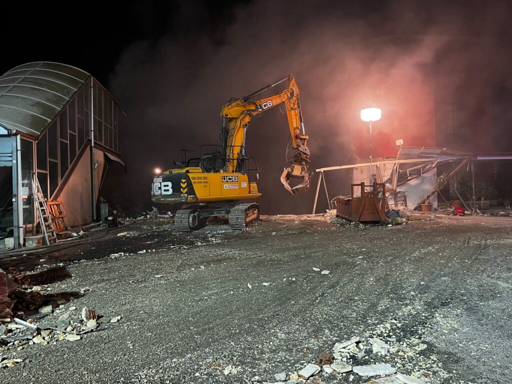 Messina, inviate ruspe della struttura di risanamento nel luogo del crollo per supportare operazioni di soccorso e ricerca