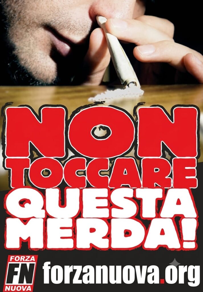FIORE (FN): “DA ISRAELE TENTATIVO DI INONDARE L’ ITALIA DI DROGA. LO STATO ED IL POPOLO REAGISCANO